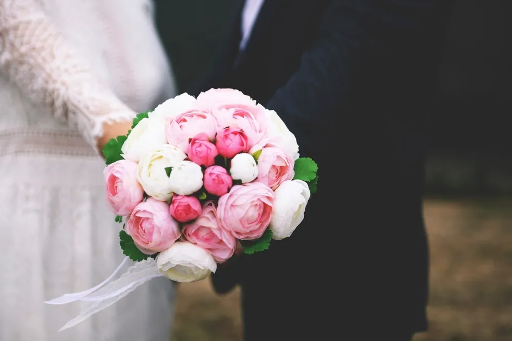 Bouquet de novia en rosa